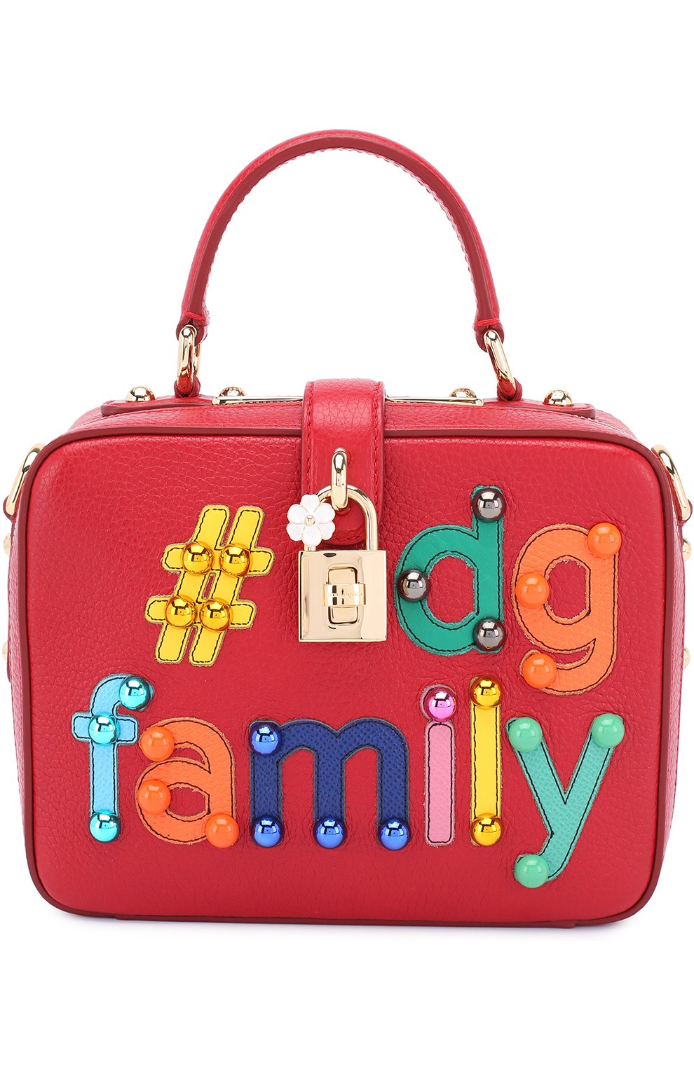 Сумка Dolce Soft с аппликацией DG Family | Фото №1