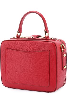 Женская сумка dolce soft с аппликацией dg family DOLCE & GABBANA красная цвета, арт. 0116/BB5953/AI201 купить в ЦУМ | Фото №3 Сумка Dolce Soft с аппликацией DG Family Dolce & Gabbana красная цвета | Фото №3