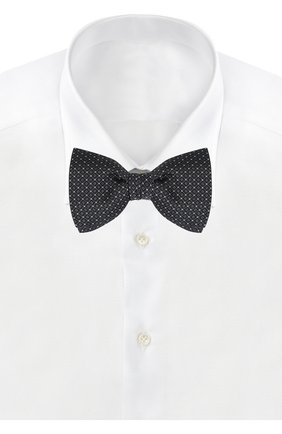 Мужской шелковый галстук-бабочка с узором LANVIN черного цвета по цене 11050 руб., арт. 2035/B0W TIE | Фото 2 Мужской шелковый галстук-бабочка с узором LANVIN черного цвета, арт. 2035/B0W TIE | Фото 2 (Материал: Текстиль, Шелк; Статус проверки: Проверено, Проверена категория)