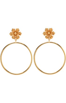 Женские золотые серьги-клипсы с подвесками-кольцами Dolce & Gabbana, арт. 0136/WEJ4F1/W0001 купить в ЦУМ | Фото №1 Серьги-клипсы с подвесками-кольцами Dolce & Gabbana золотые | Фото №1