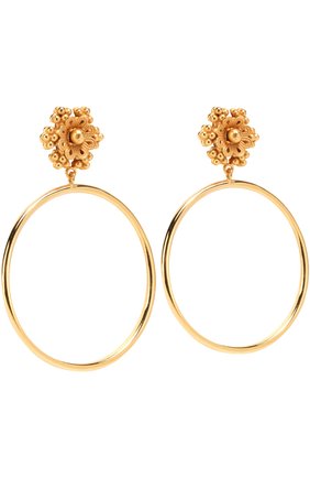Женские золотые серьги-клипсы с подвесками-кольцами Dolce & Gabbana, арт. 0136/WEJ4F1/W0001 купить в ЦУМ | Фото №2 Серьги-клипсы с подвесками-кольцами Dolce & Gabbana золотые | Фото №2