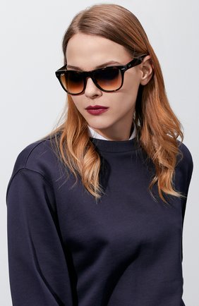 Женские солнцезащитные очки RAY-BAN темно-коричневого цвета по цене 12500 руб., арт. 4105-710/51 | Фото 2 Женские солнцезащитные очки RAY-BAN темно-коричневого цвета, арт. 4105-710/51 | Фото 2