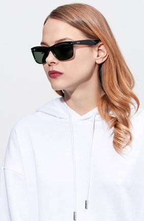 Женские солнцезащитные очки RAY-BAN черного цвета по цене 10900 руб., арт. 2132-901 | Фото 2 Женские солнцезащитные очки RAY-BAN черного цвета, арт. 2132-901 | Фото 2