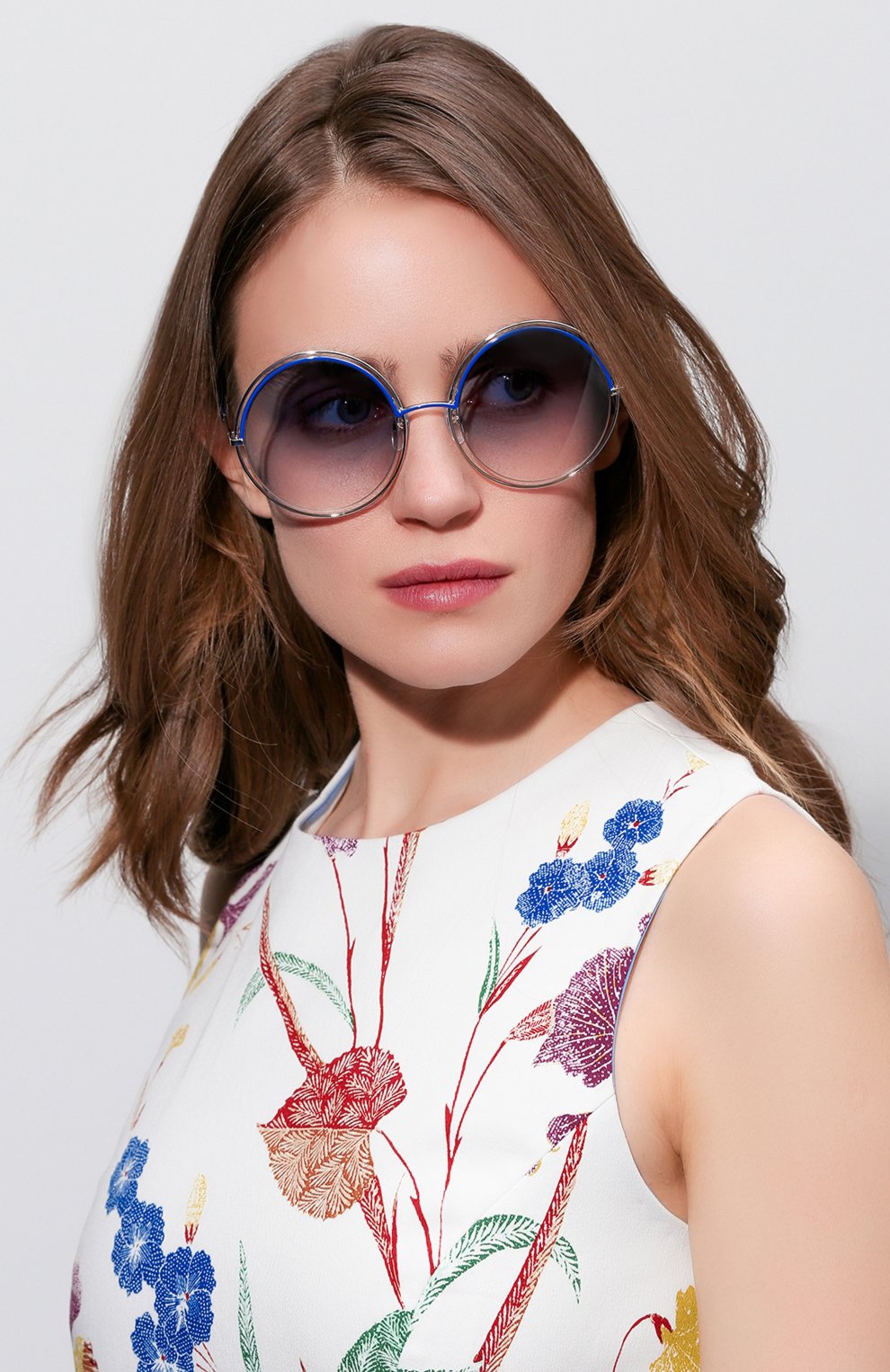 Женские солнцезащитные очки MARC JACOBS (THE) синего цвета по цене 15550 руб., арт. MARC 11 TWU | Фото 2 Женские солнцезащитные очки MARC JACOBS (THE) синего цвета, арт. MARC 11 TWU | Фото 2