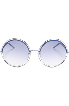 Женские солнцезащитные очки MARC JACOBS (THE) синего цвета по цене 15550 руб., арт. MARC 11 TWU | Фото 3 Женские солнцезащитные очки MARC JACOBS (THE) синего цвета, арт. MARC 11 TWU | Фото 3