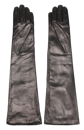 Женские черные кожаные перчатки Sermoneta Gloves, арт. SG15/304 10BT купить в ЦУМ | Фото №1 Кожаные перчатки Sermoneta Gloves черные | Фото №1