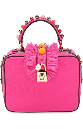 Женская сумка dolce soft с декором DOLCE & GABBANA фуксия цвета, арт. 0116/BB5953/AG832 купить в ЦУМ | Фото №1 Сумка Dolce Soft с декором Dolce & Gabbana фуксия цвета | Фото №1