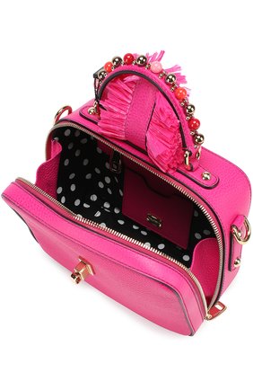 Женская сумка dolce soft с декором DOLCE & GABBANA фуксия цвета, арт. 0116/BB5953/AG832 купить в ЦУМ | Фото №3 Сумка Dolce Soft с декором Dolce & Gabbana фуксия цвета | Фото №3
