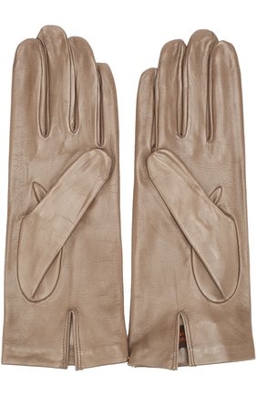 Женские бежевые кожаные перчатки Sermoneta Gloves, арт. SG15/301/B 2BT купить в ЦУМ | Фото №1 Кожаные перчатки Sermoneta Gloves бежевые | Фото №1