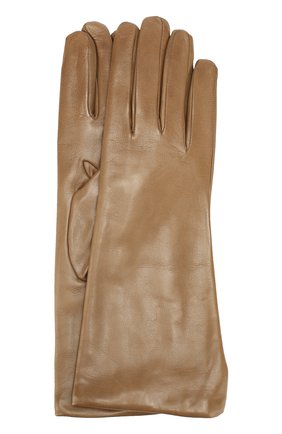 Женские бежевые кожаные перчатки Sermoneta Gloves, арт. SG15/304 4BT купить в ЦУМ | Фото №1 Кожаные перчатки Sermoneta Gloves бежевые | Фото №1