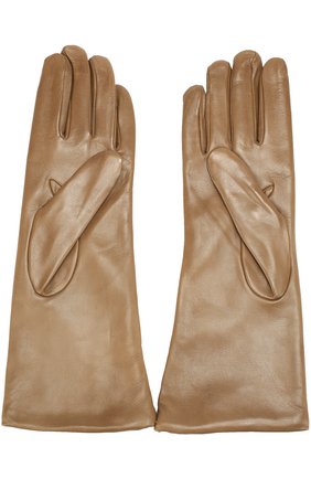 Женские бежевые кожаные перчатки Sermoneta Gloves, арт. SG15/304 4BT купить в ЦУМ | Фото №1 Кожаные перчатки Sermoneta Gloves бежевые | Фото №1
