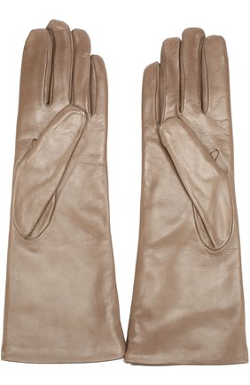 Женские бежевые кожаные перчатки Sermoneta Gloves, арт. SG15/304 4BT купить в ЦУМ | Фото №1 Кожаные перчатки Sermoneta Gloves бежевые | Фото №1