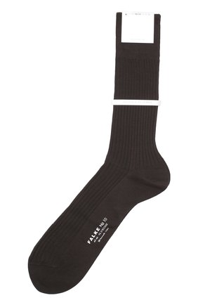 Мужские хлопковые носки FALKE коричневого цвета, арт. 14649 | Фото 1 (Материал внешний: Хлопок; Статус проверки: Проверена категория; Кросс-КТ: бельё)