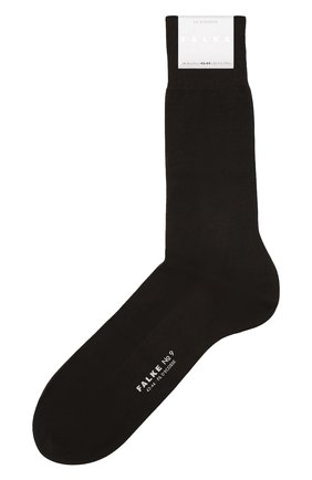 Мужские хлопковые носки FALKE темно-коричневого цвета, арт. 14651 | Фото 1 (Материал внешний: Хлопок; Кросс-КТ: бельё; Статус проверки: Проверена категория)