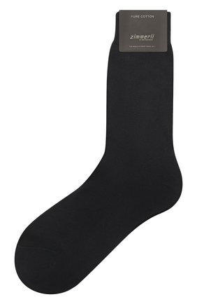 Мужские хлопковые носки ZIMMERLI темно-синего цвета, арт. 2521 | Фото 1 (Кросс-КТ: бельё; Материал внешний: Хлопок; Статус проверки: Проверено, Проверена категория)