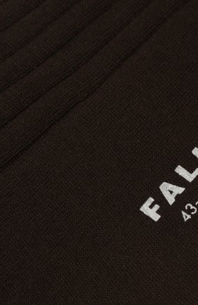 Мужские хлопковые носки FALKE темно-коричневого цвета по цене 3435 руб., арт. 14669 | Фото 2 Мужские хлопковые носки FALKE темно-коричневого цвета, арт. 14669 | Фото 2