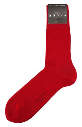 Мужские хлопковые носки tiago FALKE красного цвета, арт. 14662 | Фото 1 (Материал внешний: Хлопок; Кросс-КТ: бельё; Статус проверки: Проверена категория)