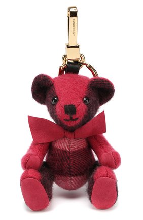 Брелок Thomas Bear из кашемира в клетку | Фото №1 Брелок Thomas Bear из кашемира в клетку | Фото №1
