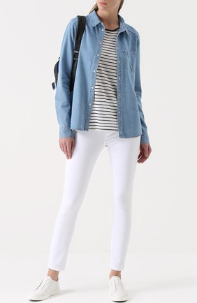 Женский черно-белый топ свободного кроя без рукавов Rag&Bone, арт. W274T00CV купить в ЦУМ | Фото №1 Топ свободного кроя без рукавов Rag&Bone черно-белый | Фото №1