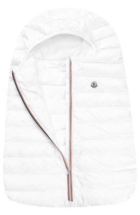 Детский пуховый конверт MONCLER ENFANT белого цвета по цене 21150 руб., арт. C1-951-00833-05-53048 | Фото 2 Детский пуховый конверт MONCLER ENFANT белого цвета, арт. C1-951-00833-05-53048 | Фото 2