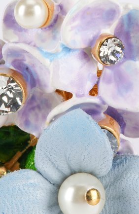 Женские золотые серьги-клипсы с цветочным декором и кристаллами swarovski Dolce & Gabbana, арт. 0136/WEJ6F4/W1111 купить в ЦУМ | Фото №3 Серьги-клипсы с цветочным декором и кристаллами Swarovski Dolce & Gabbana золотые | Фото №3