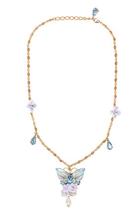 Женское разноцветное колье с подвеской и отделкой из кристаллов swarovski Dolce & Gabbana, арт. 0136/WNJ6F2/W1111 купить в ЦУМ | Фото №1 Колье с подвеской и отделкой из кристаллов Swarovski Dolce & Gabbana разноцветное | Фото №1