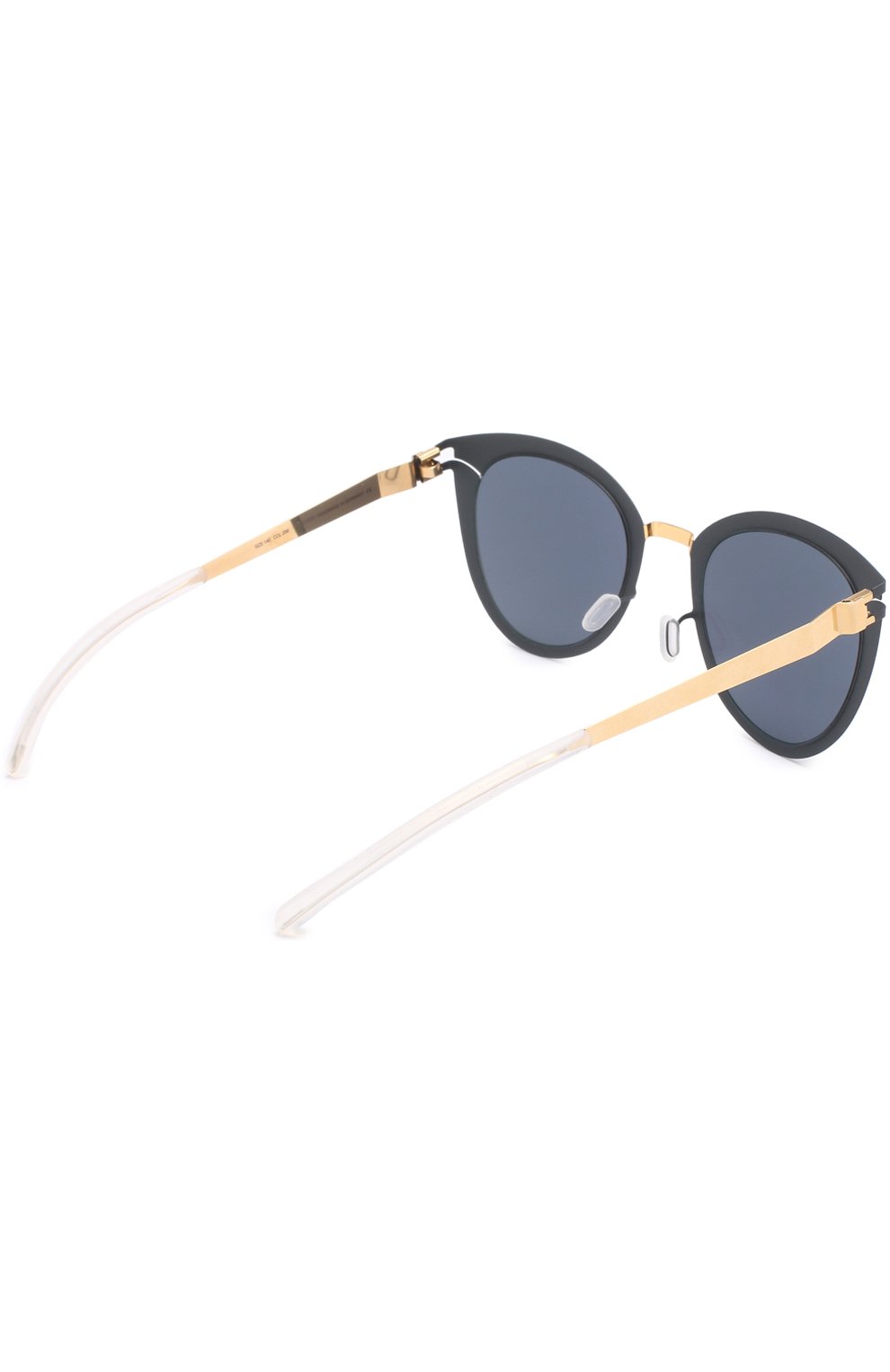 Женские солнцезащитные очки MYKITA черного цвета по цене 29450 руб., арт. PRISCILLA/G0LD/INDIG0/BRILLIANTBLUE | Фото 4 Женские солнцезащитные очки MYKITA черного цвета, арт. PRISCILLA/G0LD/INDIG0/BRILLIANTBLUE | Фото 4