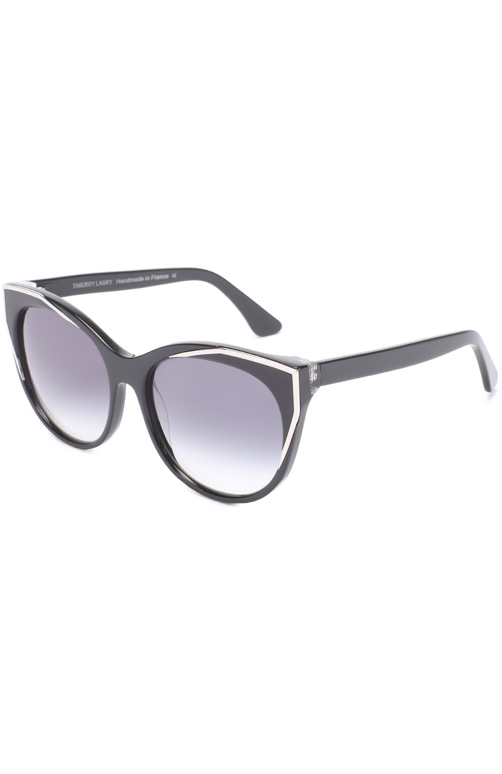 Женские солнцезащитные очки THIERRY LASRY черного цвета, арт. P0LYGAMY 701 | Фото 1