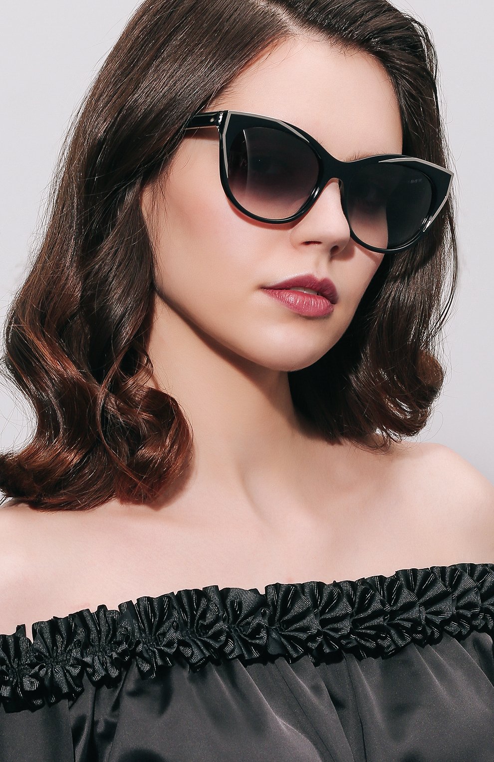 Женские солнцезащитные очки THIERRY LASRY черного цвета по цене 31050 руб., арт. P0LYGAMY 701 | Фото 2 Женские солнцезащитные очки THIERRY LASRY черного цвета, арт. P0LYGAMY 701 | Фото 2