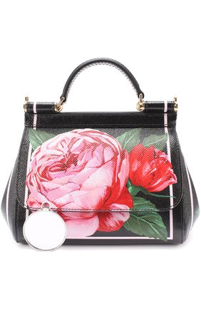 Женская сумка sicily micro с принтом DOLCE & GABBANA розовая цвета, арт. 0116/BB6271/AC826 купить в ЦУМ | Фото №5 Сумка Sicily micro с принтом Dolce & Gabbana розовая цвета | Фото №5