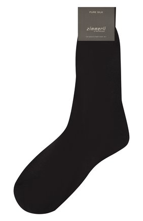 Мужские шелковые носки ZIMMERLI темно-синего цвета, арт. 2561 | Фото 1 (Материал внешний: Шелк; Кросс-КТ: бельё; Статус проверки: Проверено, Проверена категория)