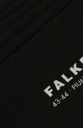 Мужские хлопковые носки FALKE черного цвета, арт. 14669 | Фото 2 (Материал внешний: Хлопок; Кросс-КТ: бельё; Статус проверки: Проверена категория)