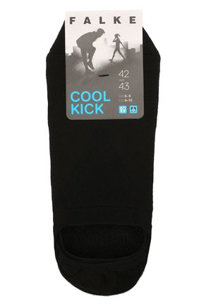 Мужские подследники cool kick FALKE черного цвета, арт. 16601 | Фото 1 (Материал внешний: Синтетический материал; Кросс-КТ: бельё; Статус проверки: Проверена категория)