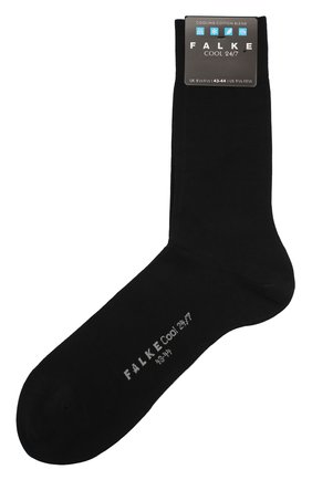 Мужские хлопковые носки cool 24/7 FALKE темно-синего цвета, арт. 13230 | Фото 1 (Материал внешний: Хлопок; Кросс-КТ: бельё; Статус проверки: Проверена категория)