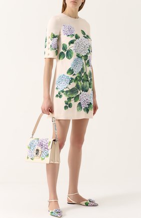 Женская сумка lucia с принтом DOLCE & GABBANA кремовая цвета, арт. 0116/BB6350/AI386 купить в ЦУМ | Фото №2 Сумка Lucia с принтом Dolce & Gabbana кремовая цвета | Фото №2