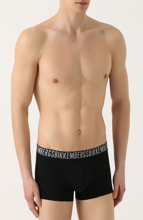Мужские хлопковые боксеры с широкой резинкой DIRK BIKKEMBERGS черного цвета по цене 3995 руб., арт. B41302L12 | Фото 2 Мужские хлопковые боксеры с широкой резинкой DIRK BIKKEMBERGS черного цвета, арт. B41302L12 | Фото 2