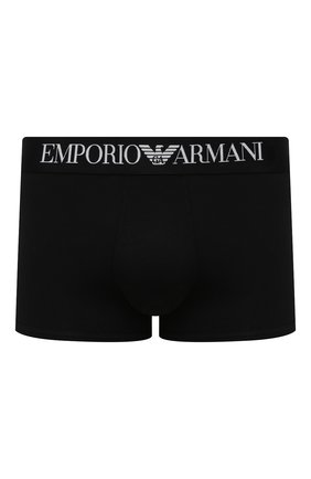 Мужские хлопковые боксеры EMPORIO ARMANI черного цвета по цене 2910 руб., арт. 111389/CC729 | Фото 1 Мужские хлопковые боксеры EMPORIO ARMANI черного цвета, арт. 111389/CC729 | Фото 1