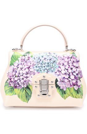 Женская сумка lucia medium с принтом DOLCE & GABBANA кремовая цвета, арт. 0116/BB6312/AI386 купить в ЦУМ | Фото №1 Сумка Lucia medium с принтом Dolce & Gabbana кремовая цвета | Фото №1
