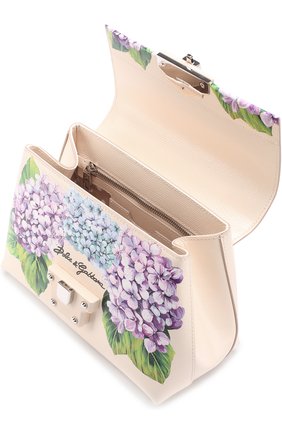 Женская сумка lucia medium с принтом DOLCE & GABBANA кремовая цвета, арт. 0116/BB6312/AI386 купить в ЦУМ | Фото №4 Сумка Lucia medium с принтом Dolce & Gabbana кремовая цвета | Фото №4