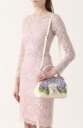Женская сумка lucia medium с принтом DOLCE & GABBANA кремовая цвета, арт. 0116/BB6312/AI386 купить в ЦУМ | Фото №5 Сумка Lucia medium с принтом Dolce & Gabbana кремовая цвета | Фото №5