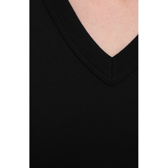 Хлопковая футболка с V-образным вырезом Dolce&Gabbana 2187278