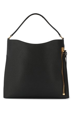 Женский сумка-тоут alix TOM FORD черного цвета, арт. L0810T-CD6 | Фото 1 (Материал: Натуральная кожа; Сумки-технические: Сумки-шопперы; Размер: medium)