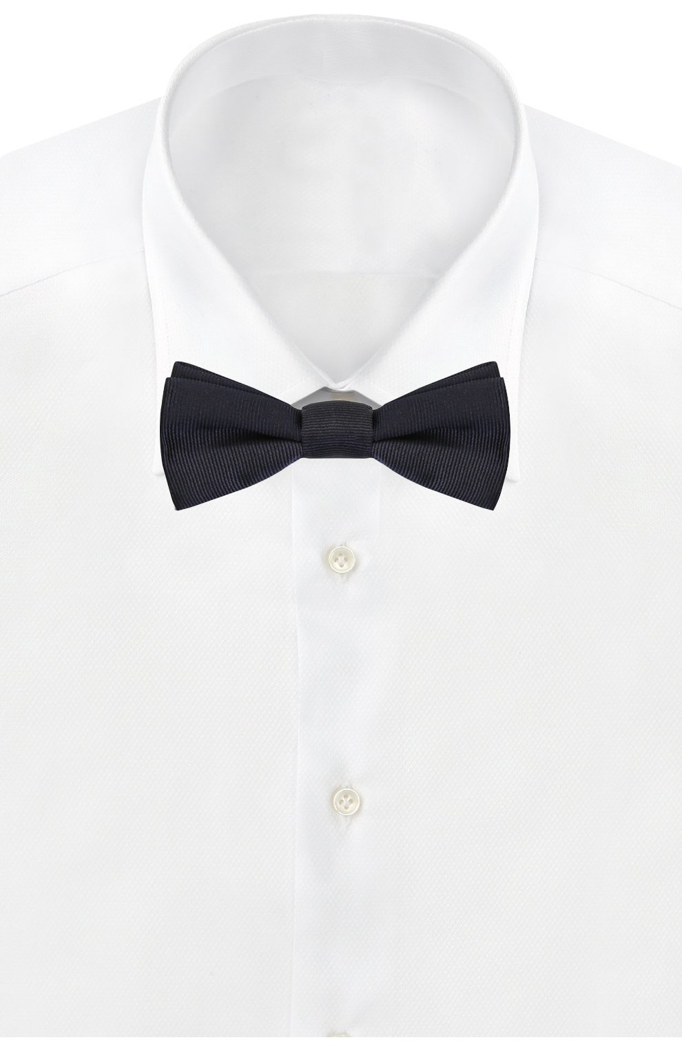 Шелковый галстук-бабочка Dolce & Gabbana, темно-синего цвета, арт. 0135/GR064E/G0U46 в ЦУМ | Фото №2 Шелковый галстук-бабочка Dolce & Gabbana темно-синего цвета | Фото №2