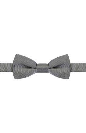 Шелковый галстук-бабочка Dolce & Gabbana, серого цвета, арт. 0135/GR064E/G0U46 в ЦУМ | Фото №1 Шелковый галстук-бабочка Dolce & Gabbana серого цвета | Фото №1