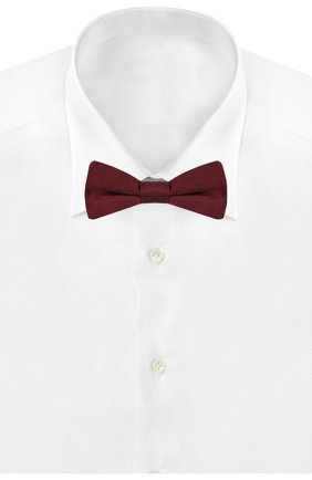 Шелковый галстук-бабочка Dolce & Gabbana, красного цвета, арт. 0135/GR064E/G0U46 в ЦУМ | Фото №2 Шелковый галстук-бабочка Dolce & Gabbana красного цвета | Фото №2