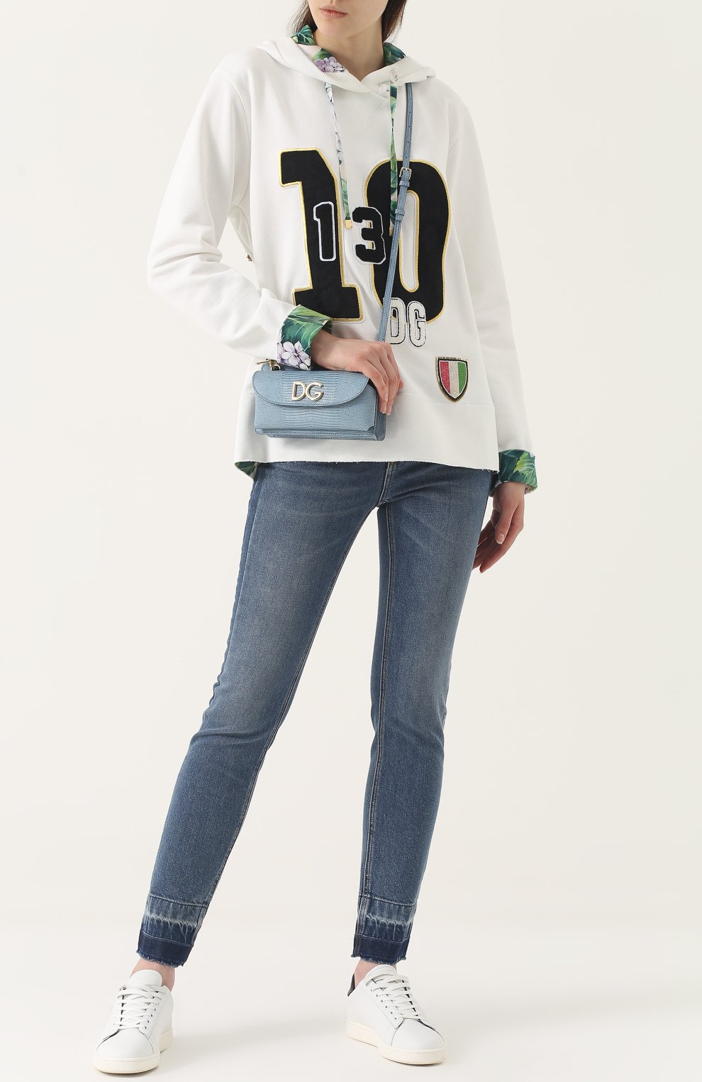Сумка DG Millennials Dolce & Gabbana, голубого цвета, арт. 0116/BB6372/A1095 в ЦУМ | Фото №2 Сумка DG Millennials Dolce & Gabbana голубого цвета | Фото №2