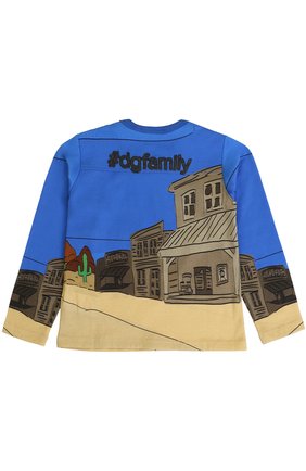 Хлопковый свитшот с принтом Dolce & Gabbana разноцветного цвета, арт. 0131/L1JT3F/G7IZE в ЦУМ | Фото №2 Хлопковый свитшот с принтом Dolce & Gabbana разноцветного цвета | Фото №2