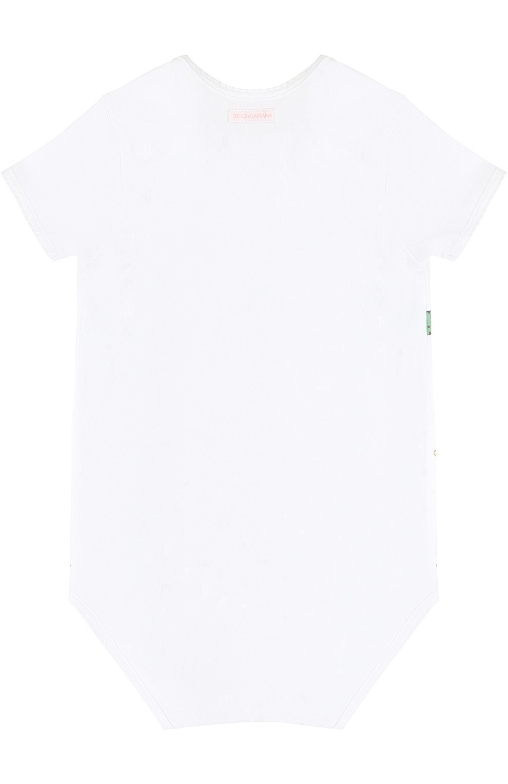 Комплект из боди с принтом и нагрудника Dolce & Gabbana белого цвета, арт. 0131/L2UG20/FUGFH в ЦУМ | Фото №2 Комплект из боди с принтом и нагрудника Dolce & Gabbana белого цвета | Фото №2