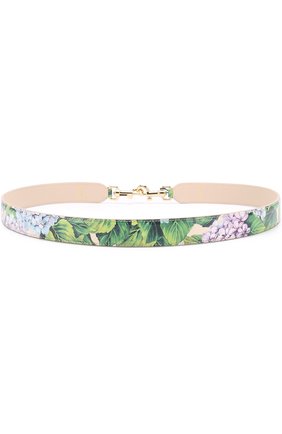 Кожаный ремень для сумки с цветочным принтом Dolce & Gabbana, разноцветного цвета, арт. 0116/BI0945/AI525 в ЦУМ | Фото №3 Кожаный ремень для сумки с цветочным принтом Dolce & Gabbana разноцветного цвета | Фото №3