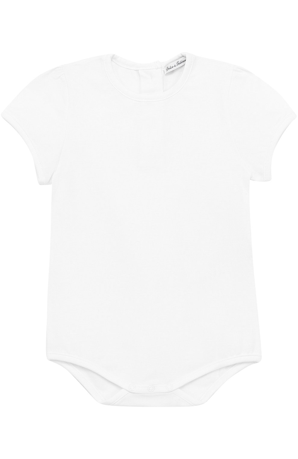 Комплект из хлопкового боди с нагрудником Dolce & Gabbana белого цвета, арт. 0131/L2UG12/FUECG в ЦУМ | Фото №2 Комплект из хлопкового боди с нагрудником Dolce & Gabbana белого цвета | Фото №2